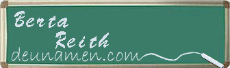 Berta Reith Visitenkarte